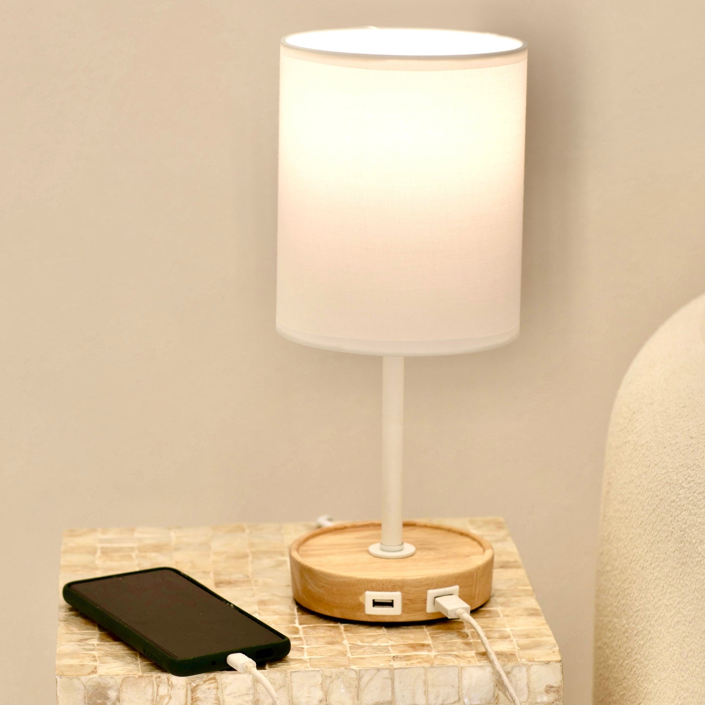 White Table Lamp