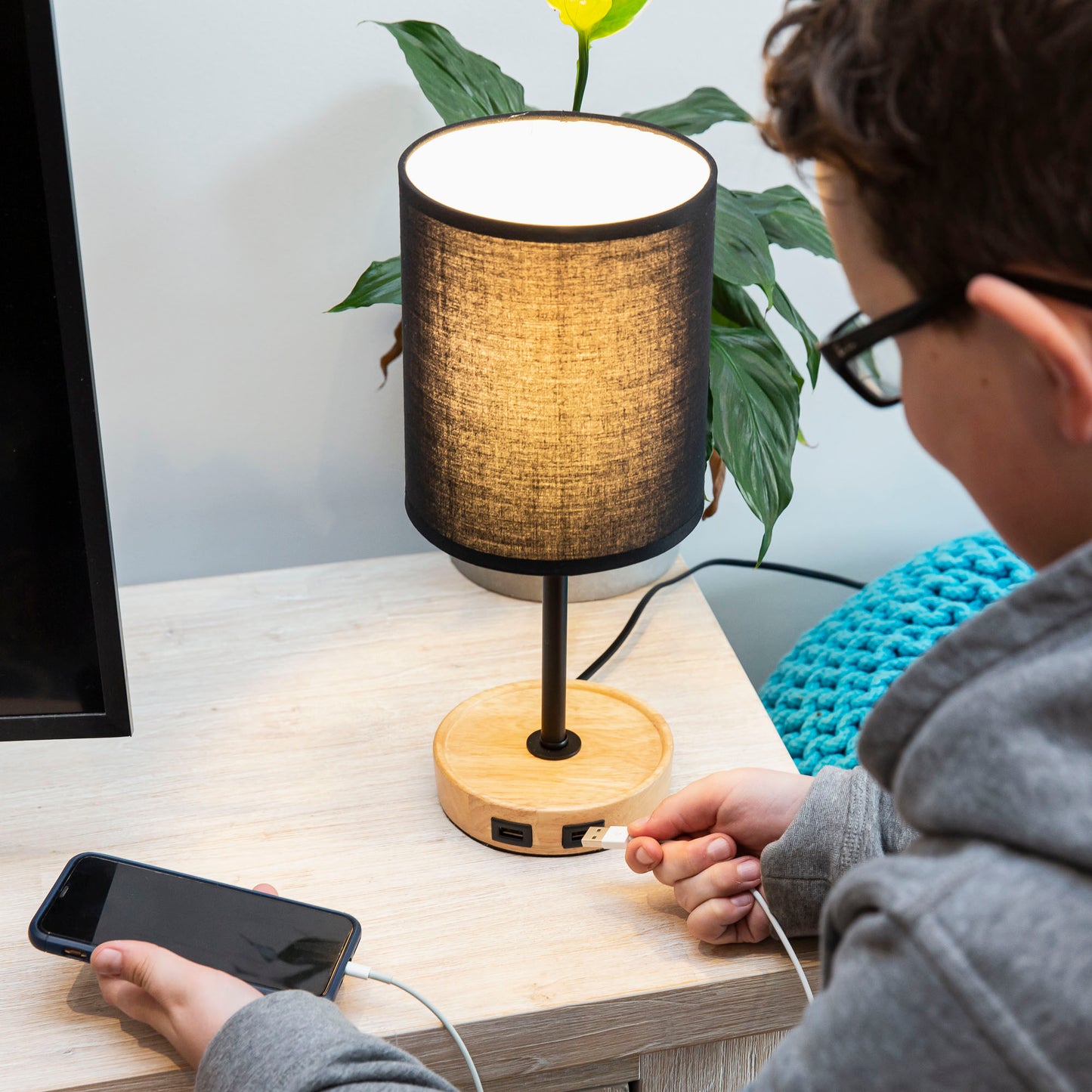 Black Table Lamp
